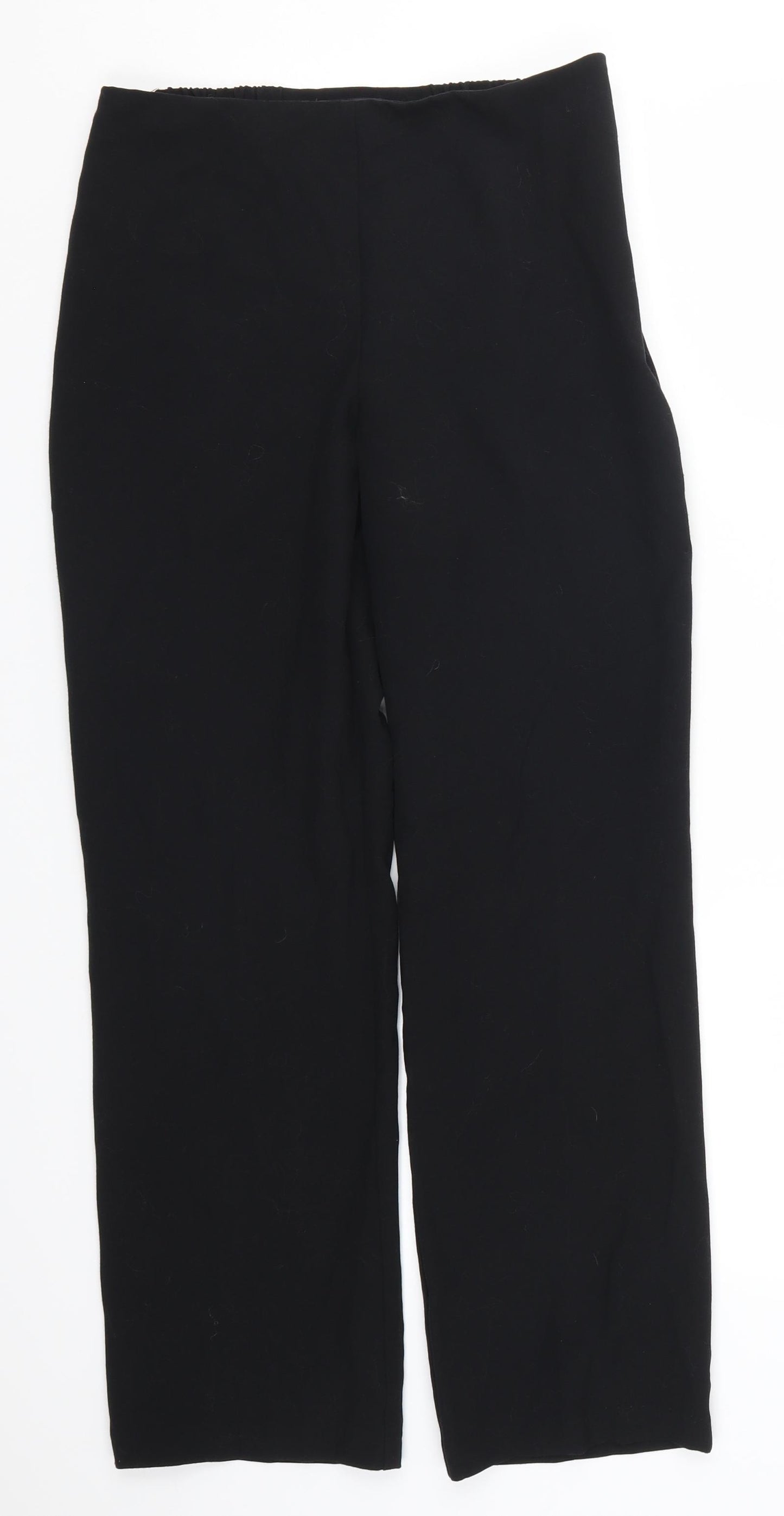 Marks and Spencer Womens Black   Trousers  Size 10 L28 in
