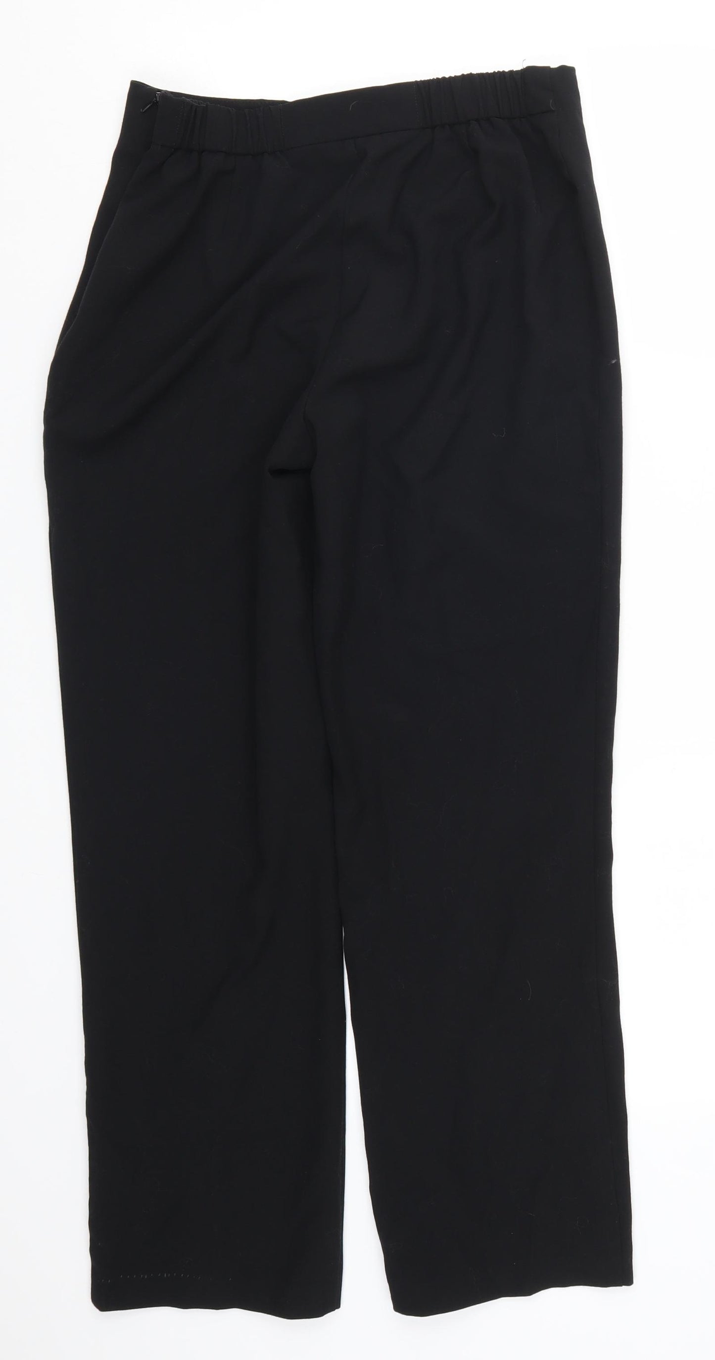 Marks and Spencer Womens Black   Trousers  Size 10 L28 in