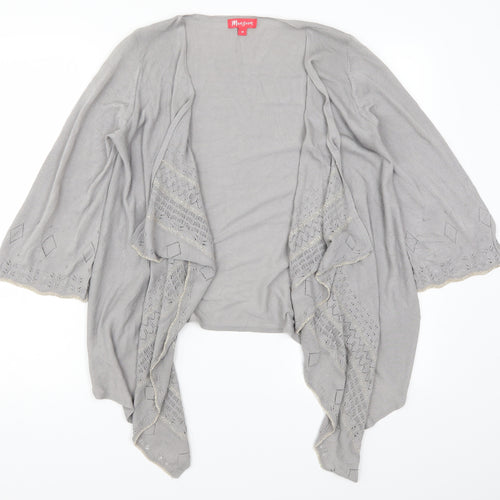 Monsoon Womens Grey   Cardigan Jumper Size M