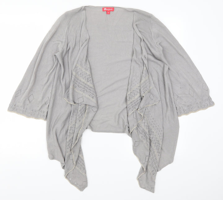 Monsoon Womens Grey Cardigan Jumper Size M