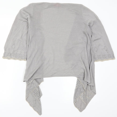 Monsoon Womens Grey   Cardigan Jumper Size M