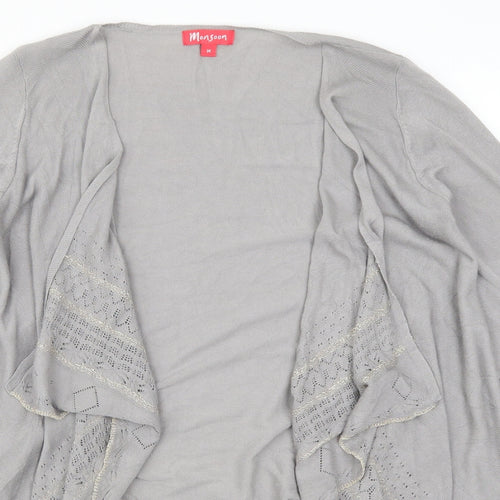 Monsoon Womens Grey   Cardigan Jumper Size M