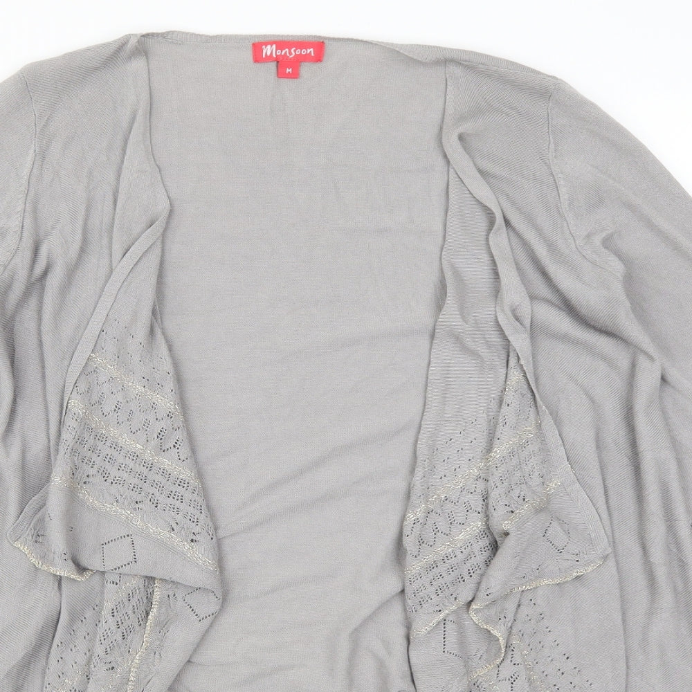 Monsoon Womens Grey   Cardigan Jumper Size M