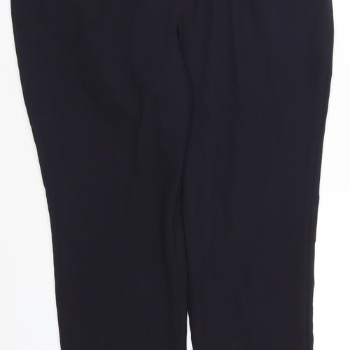 Label Be Womens Blue   Trousers  Size 16 L27.5 in