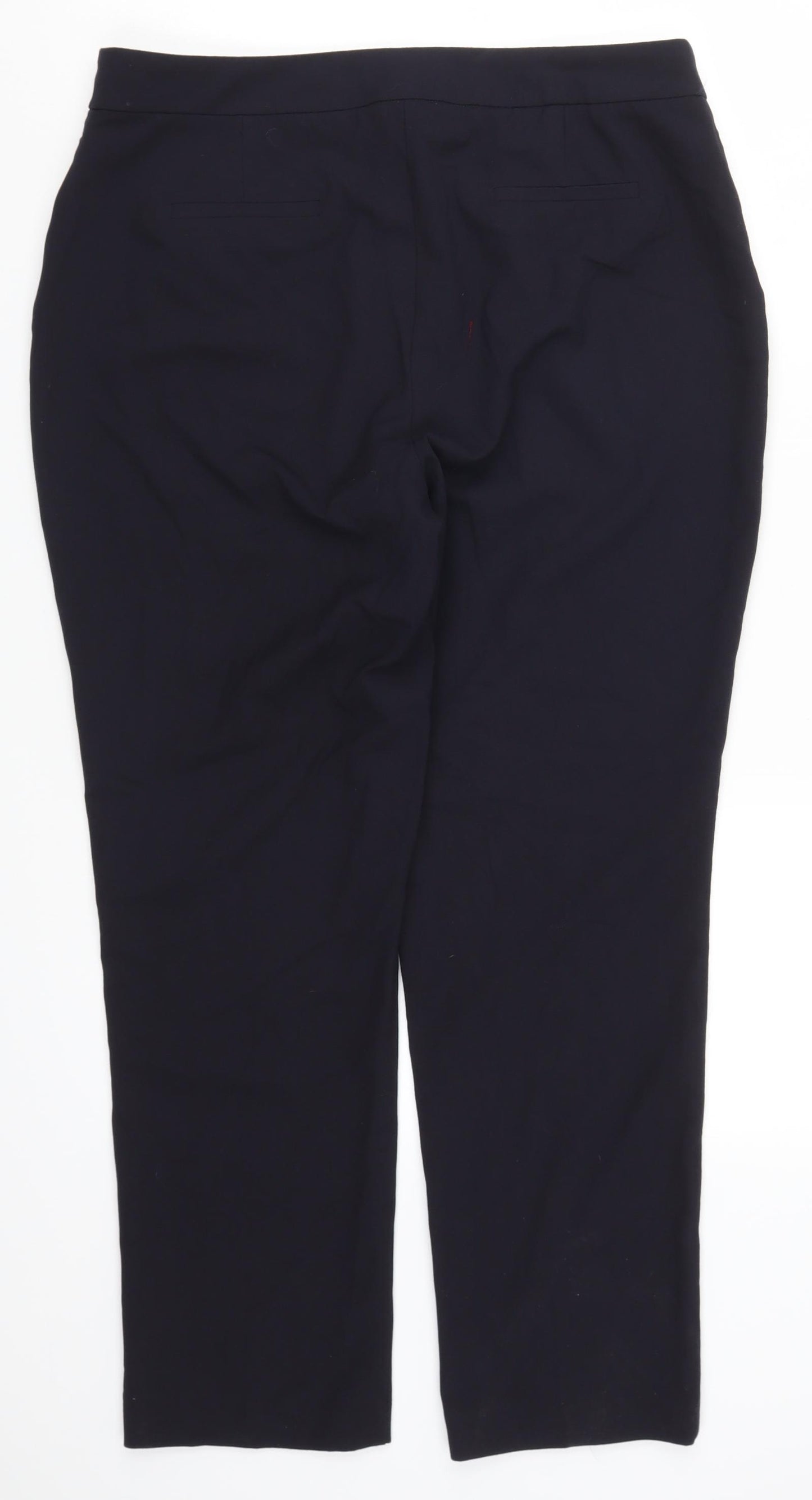 Label Be Womens Blue   Trousers  Size 16 L27.5 in