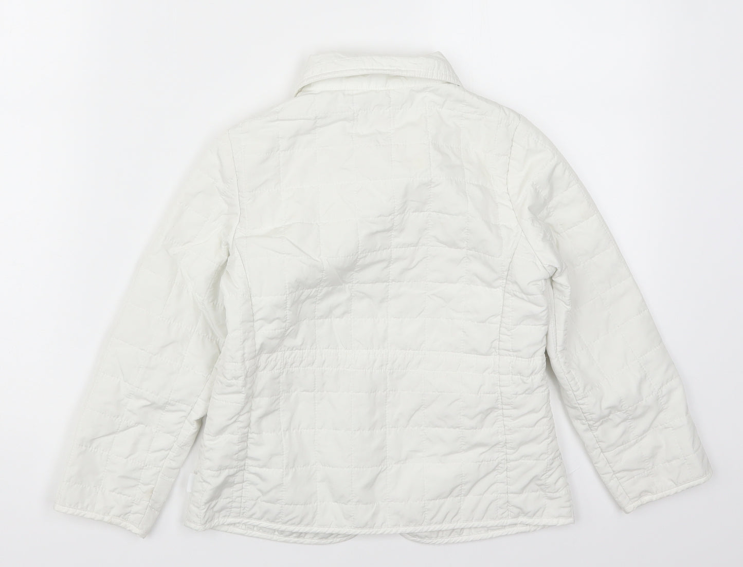 Nucleo Girls White   Quilted Coat Size 6 Years