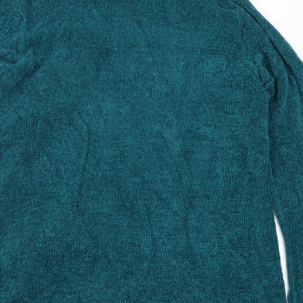 Bonmarché Womens Blue  Knit Cardigan Jumper Size L