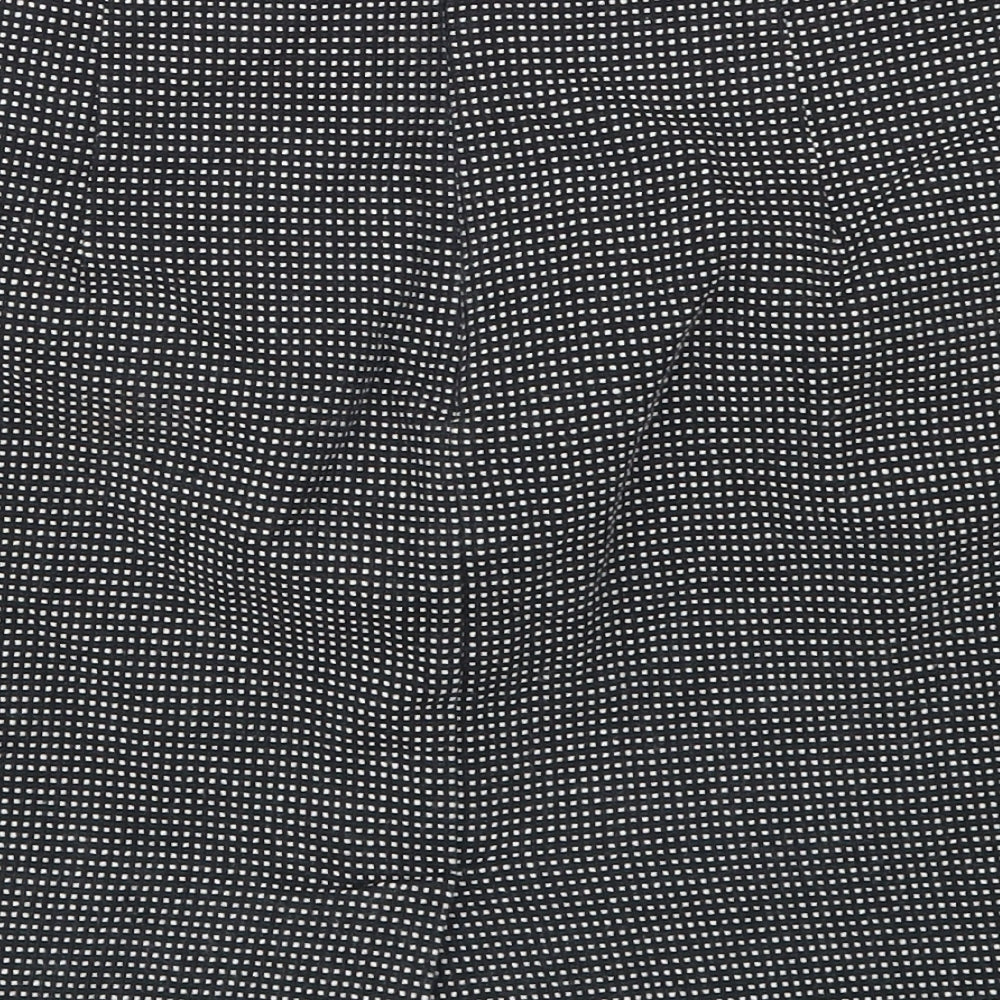 NEXT Womens Black Geometric  Mini Skirt Size 12