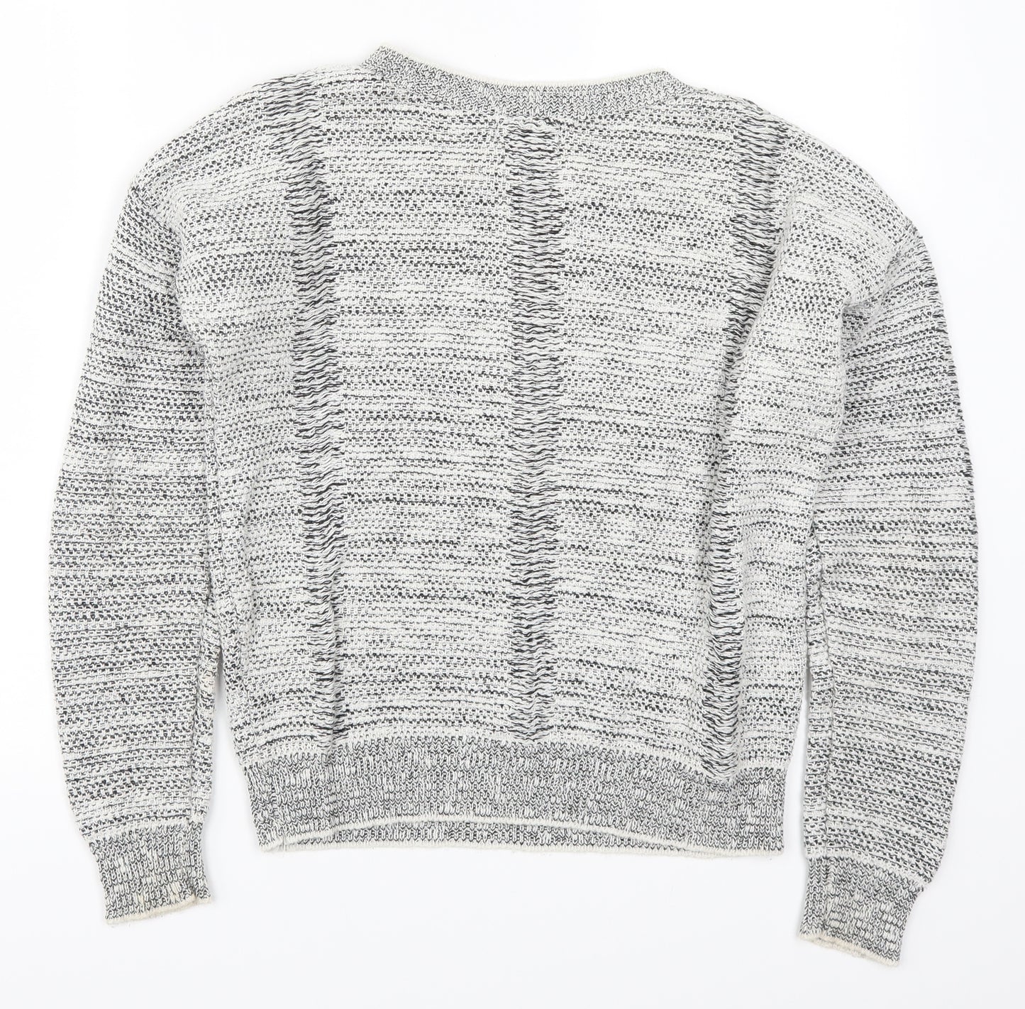 River Island Womens Grey  Knit Pullover Jumper Size 12