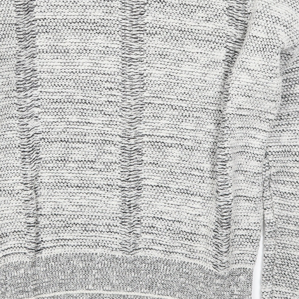 River Island Womens Grey  Knit Pullover Jumper Size 12