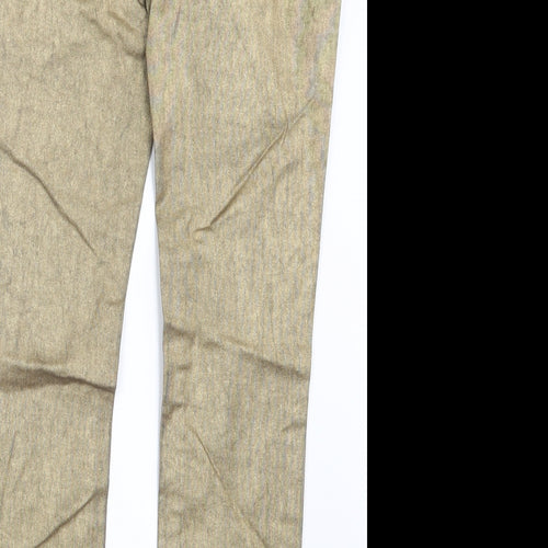 George Womens Gold   Straight Jeans Size 12 L30 in