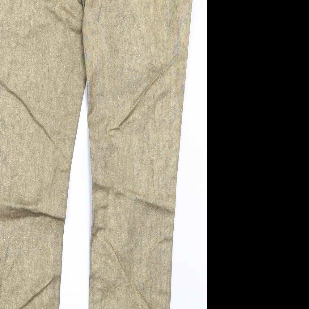 George Womens Gold   Straight Jeans Size 12 L30 in