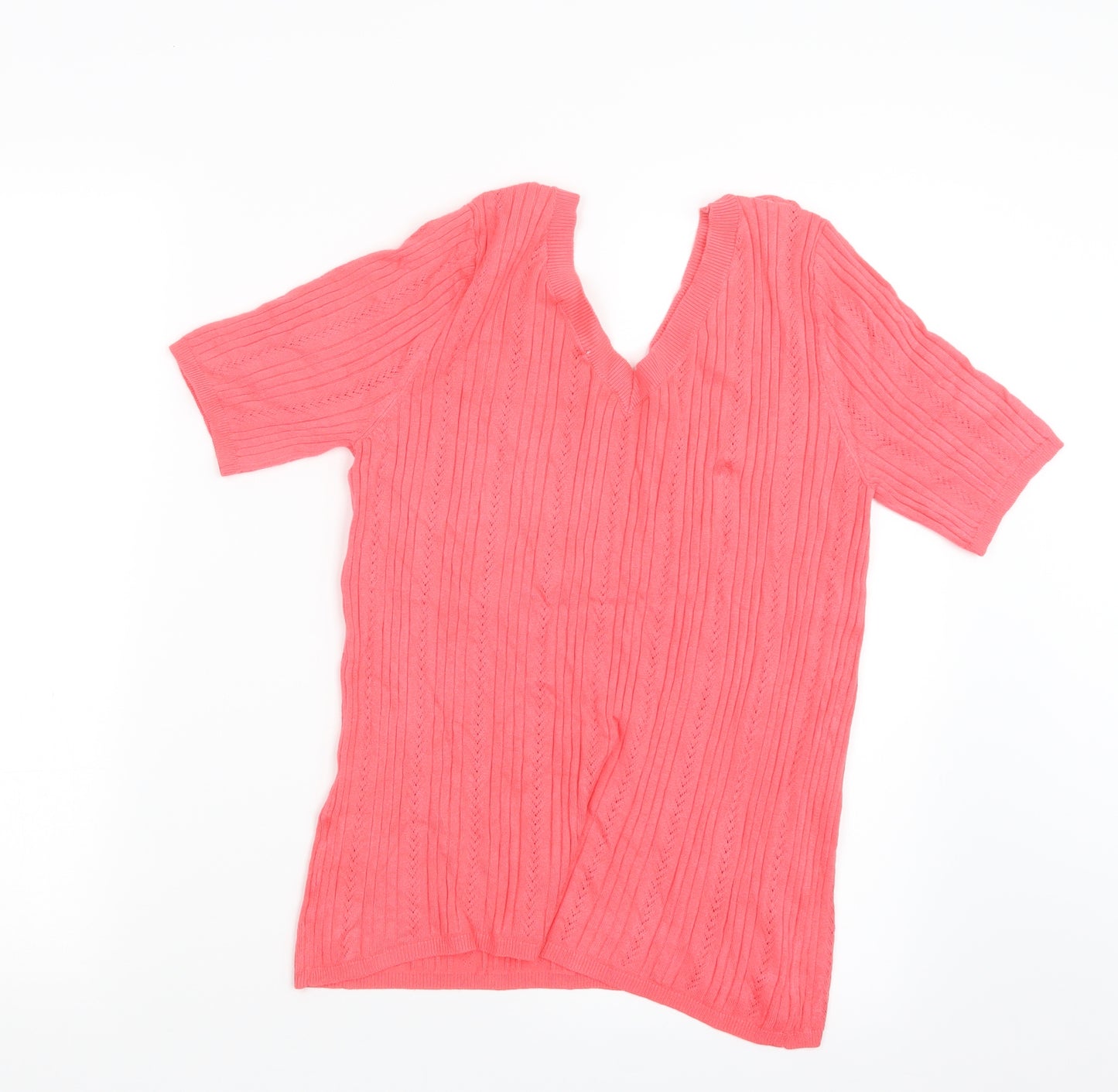 TU Womens Pink  Knit Pullover Jumper Size 14