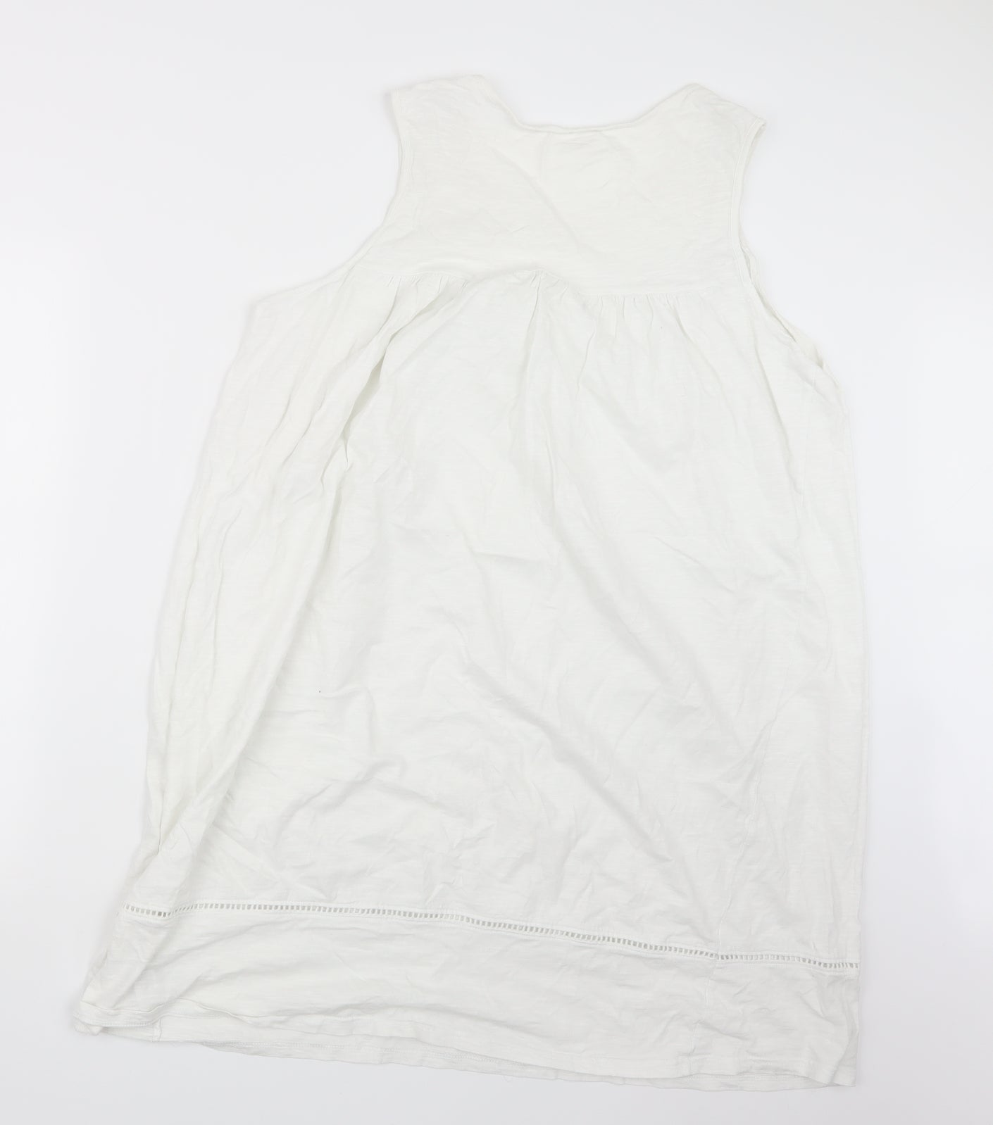 F&F Womens White   Basic T-Shirt Size 16