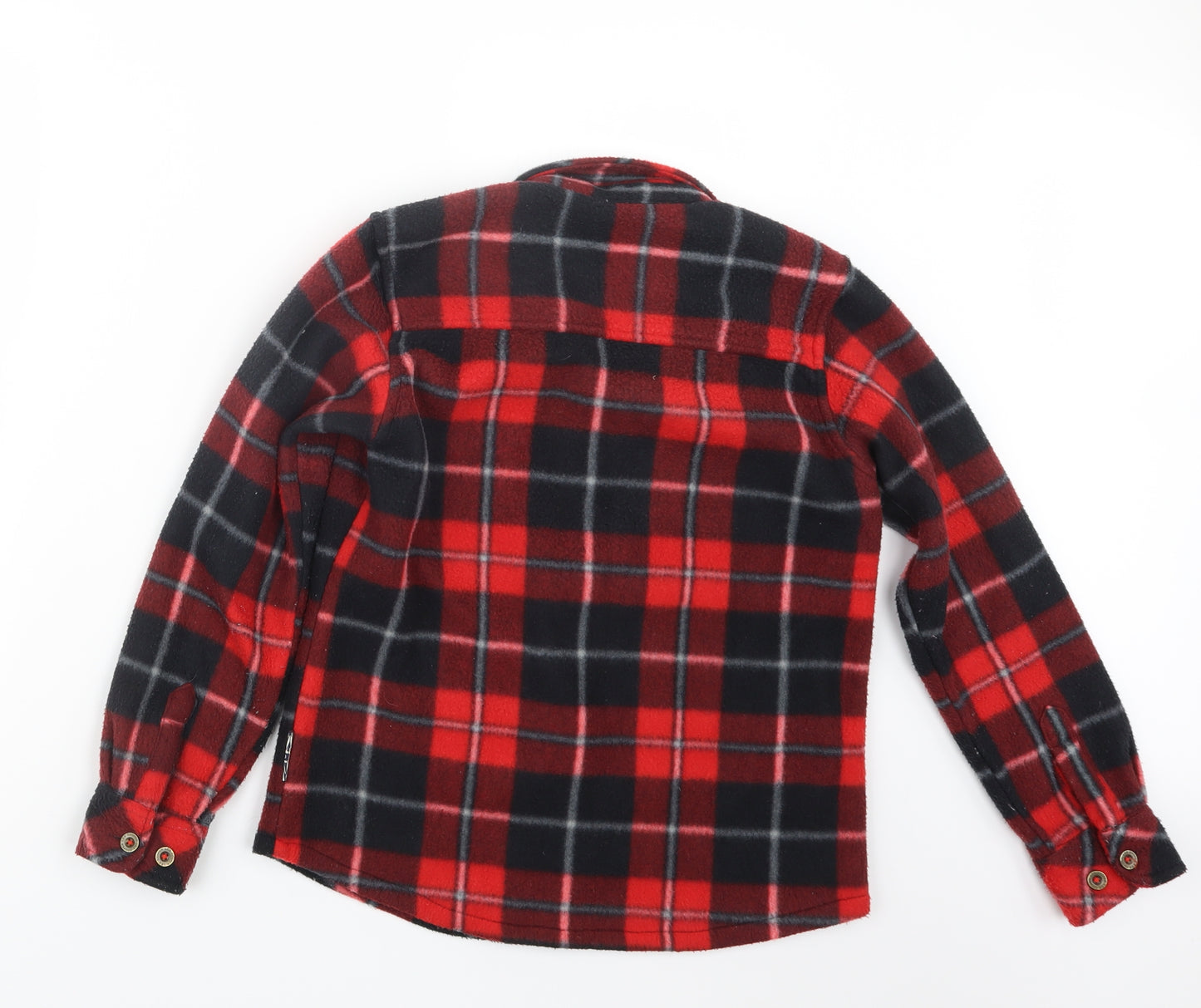 Lee Cooper Boys Red Check  Basic Button-Up Size 11-12 Years