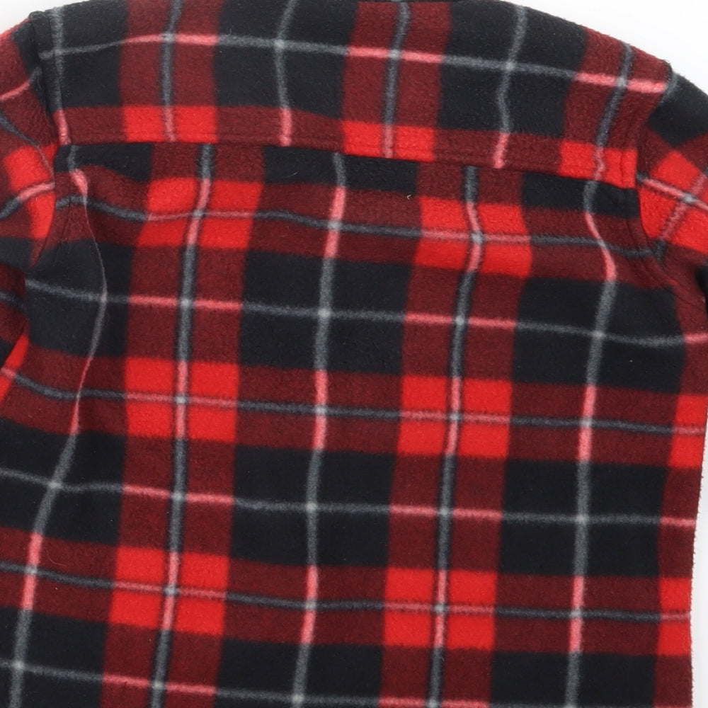 Lee Cooper Boys Red Check  Basic Button-Up Size 11-12 Years