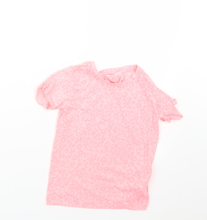Young Dimension Girls Pink Basic T-Shirt Size 7-8 Years