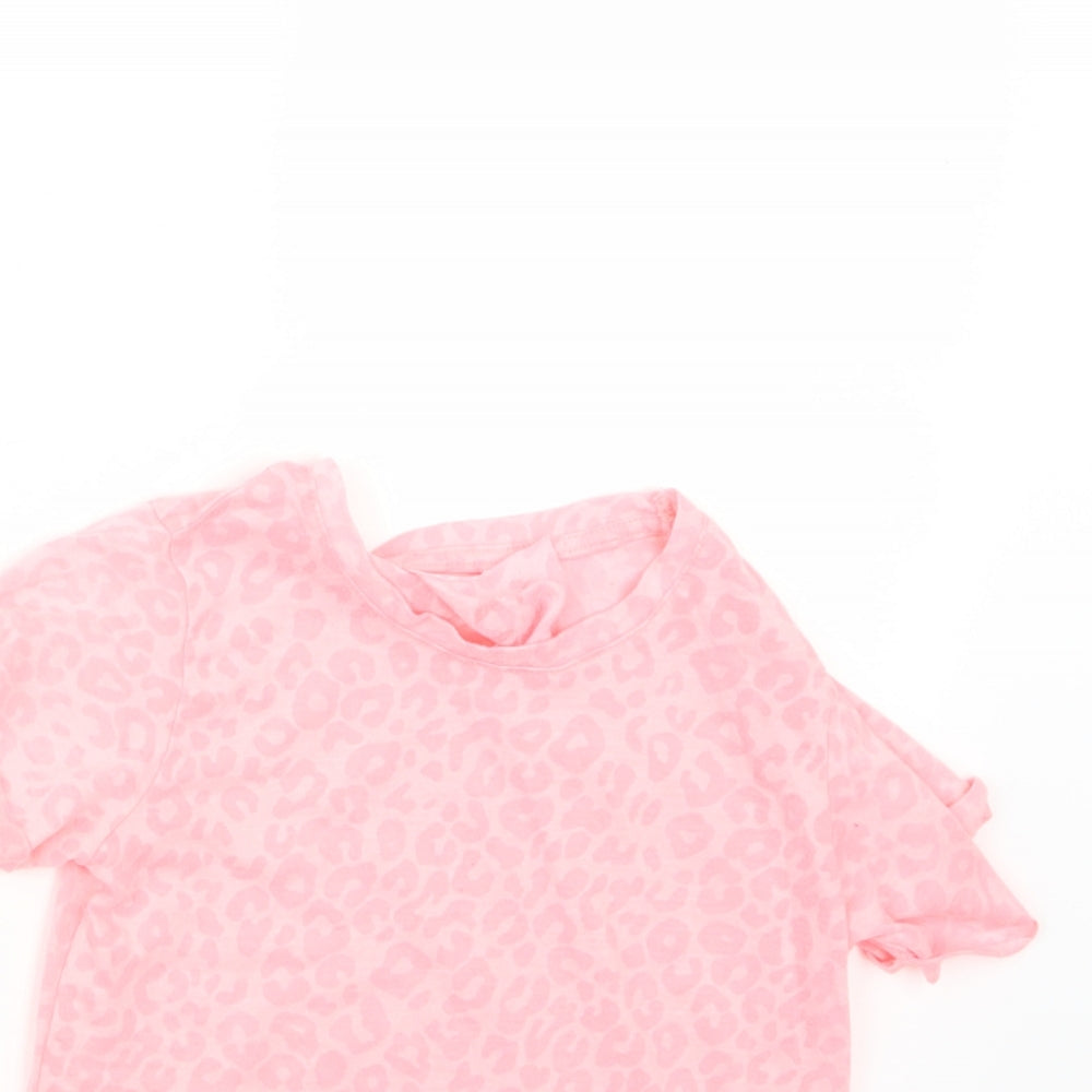 Young Dimension Girls Pink   Basic T-Shirt Size 7-8 Years