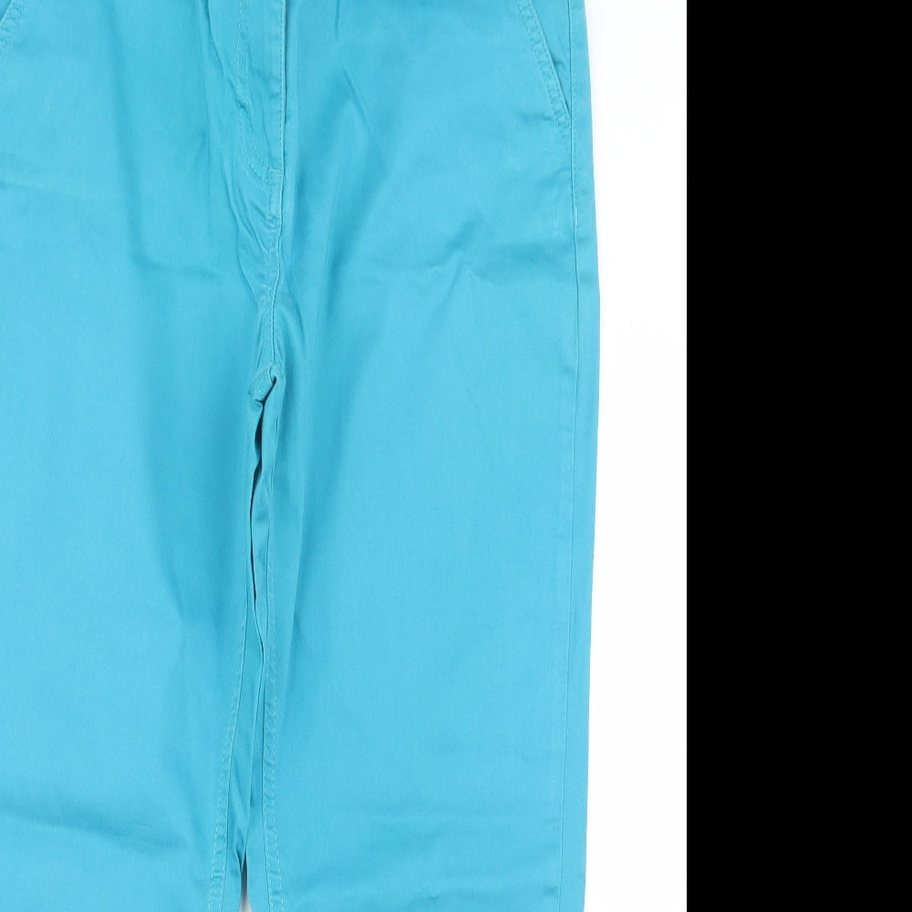 Per Una Womens Blue   Trousers  Size 12 L23.5 in