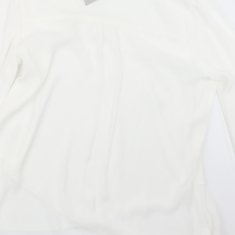 Soon Womens White   Basic Blouse Size 14