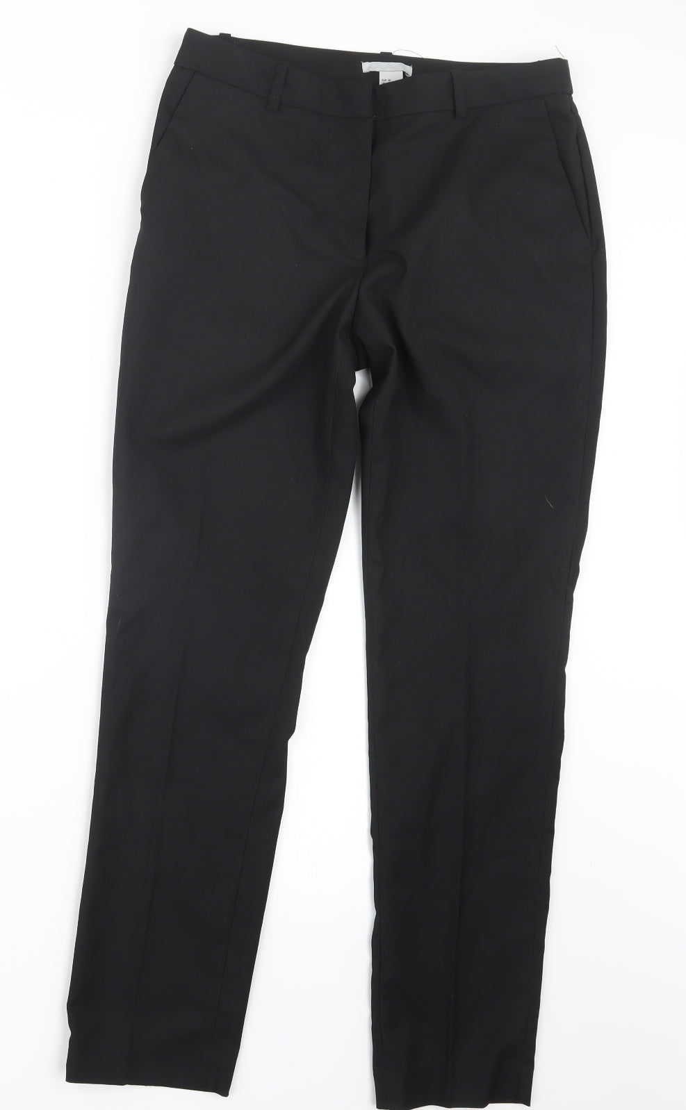 H&M Womens Black   Trousers  Size 10 L29 in