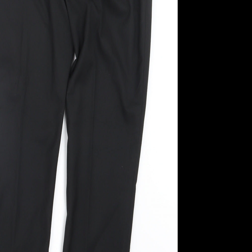 H&M Womens Black   Trousers  Size 10 L29 in