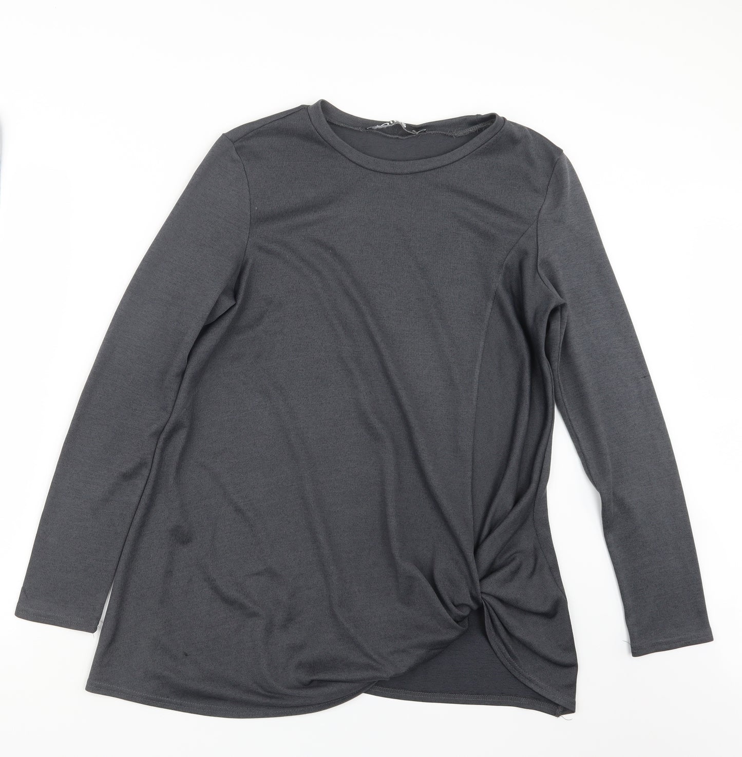 Yoins Womens Grey   Basic T-Shirt Size M