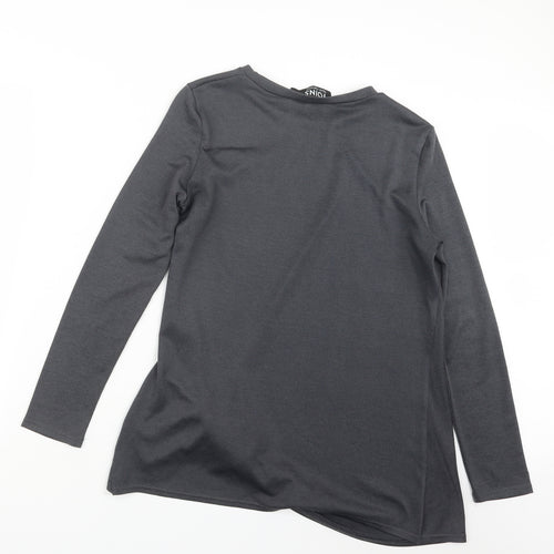Yoins Womens Grey   Basic T-Shirt Size M