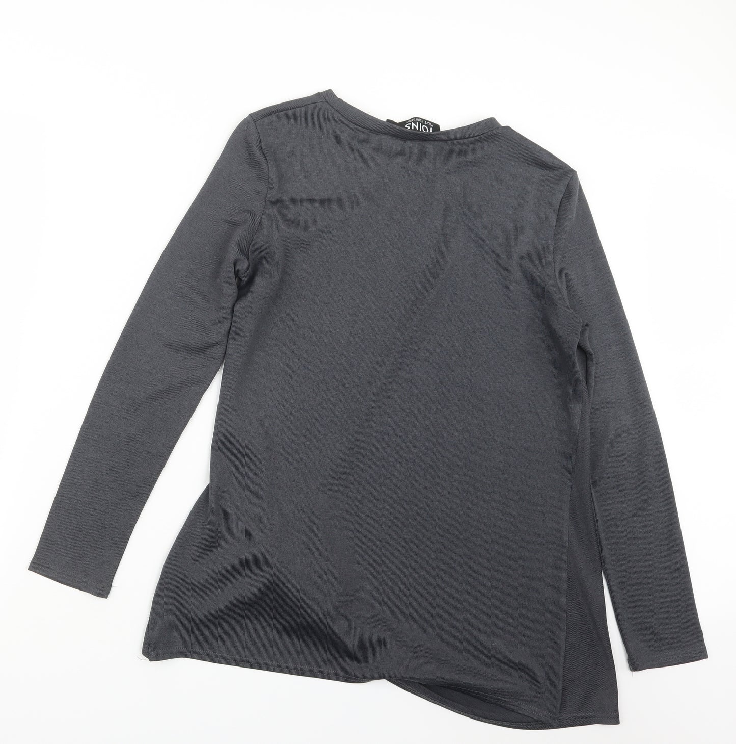 Yoins Womens Grey   Basic T-Shirt Size M