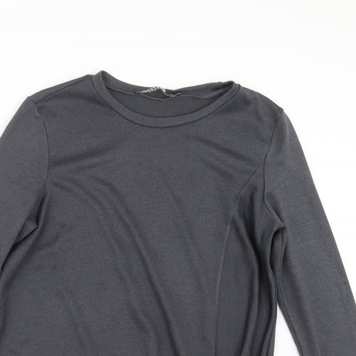 Yoins Womens Grey   Basic T-Shirt Size M