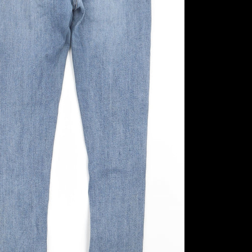 River Island Womens Blue  Denim Straight Jeans Size 16 L29 in