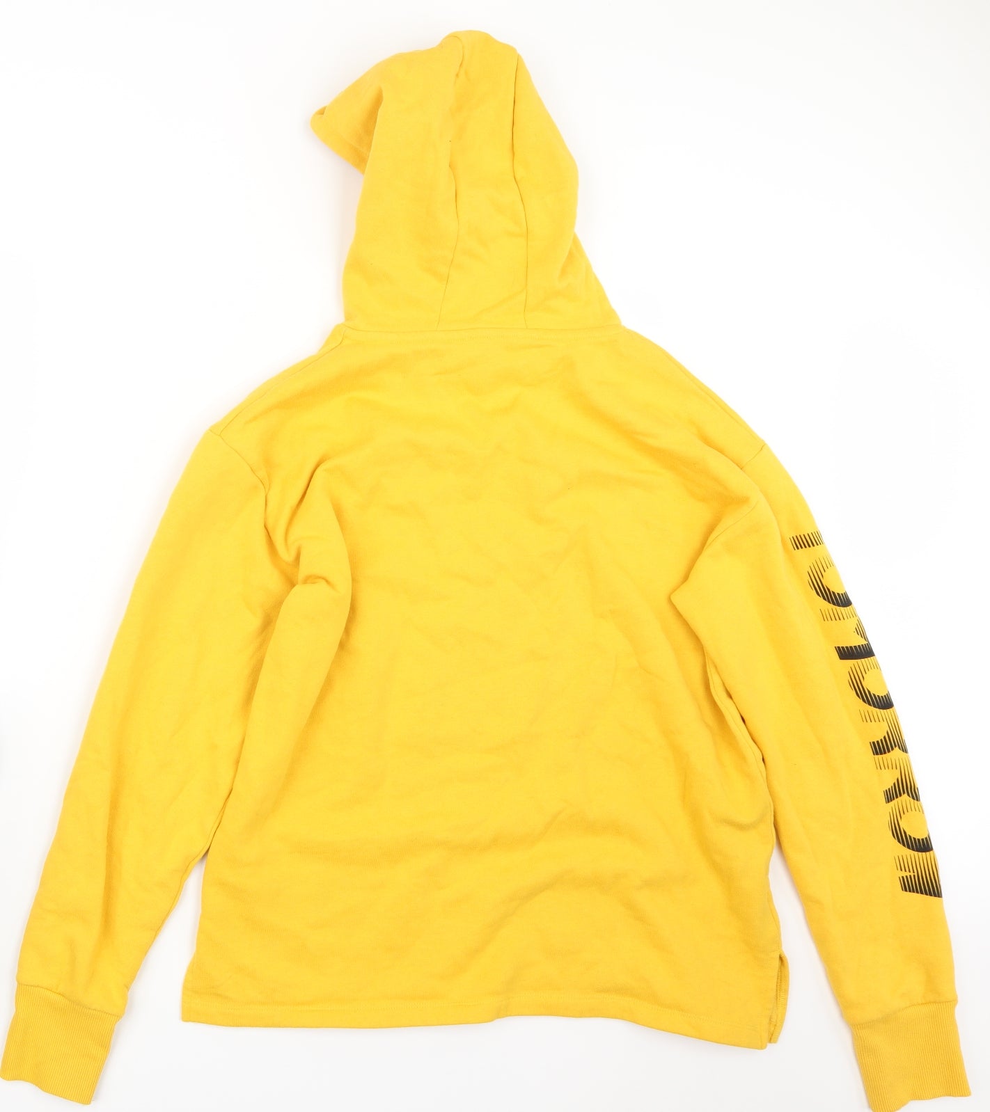 Primark Mens Yellow   Pullover Hoodie Size L