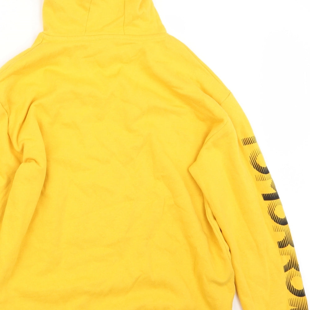 Primark Mens Yellow   Pullover Hoodie Size L