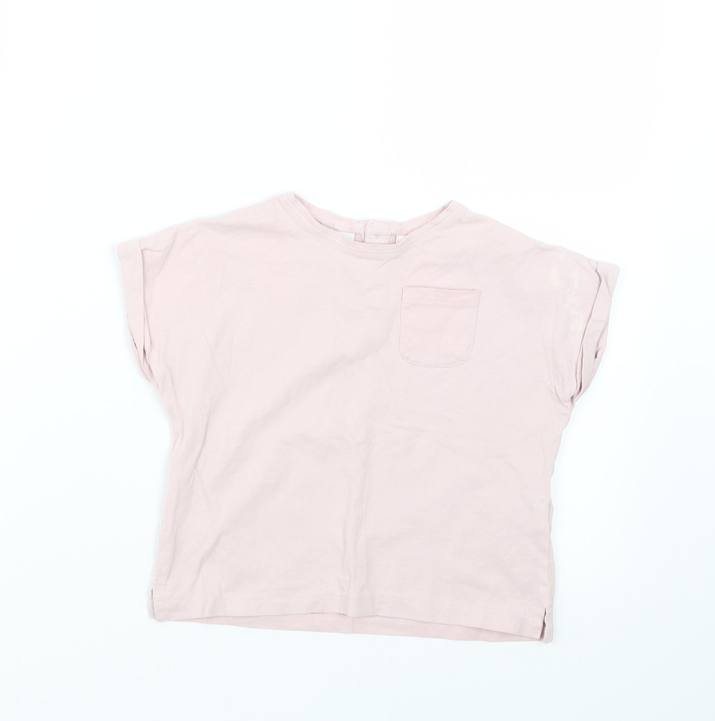 Zara Girls Pink   Basic T-Shirt Size 2-3 Years