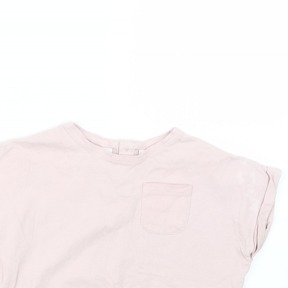 Zara Girls Pink   Basic T-Shirt Size 2-3 Years