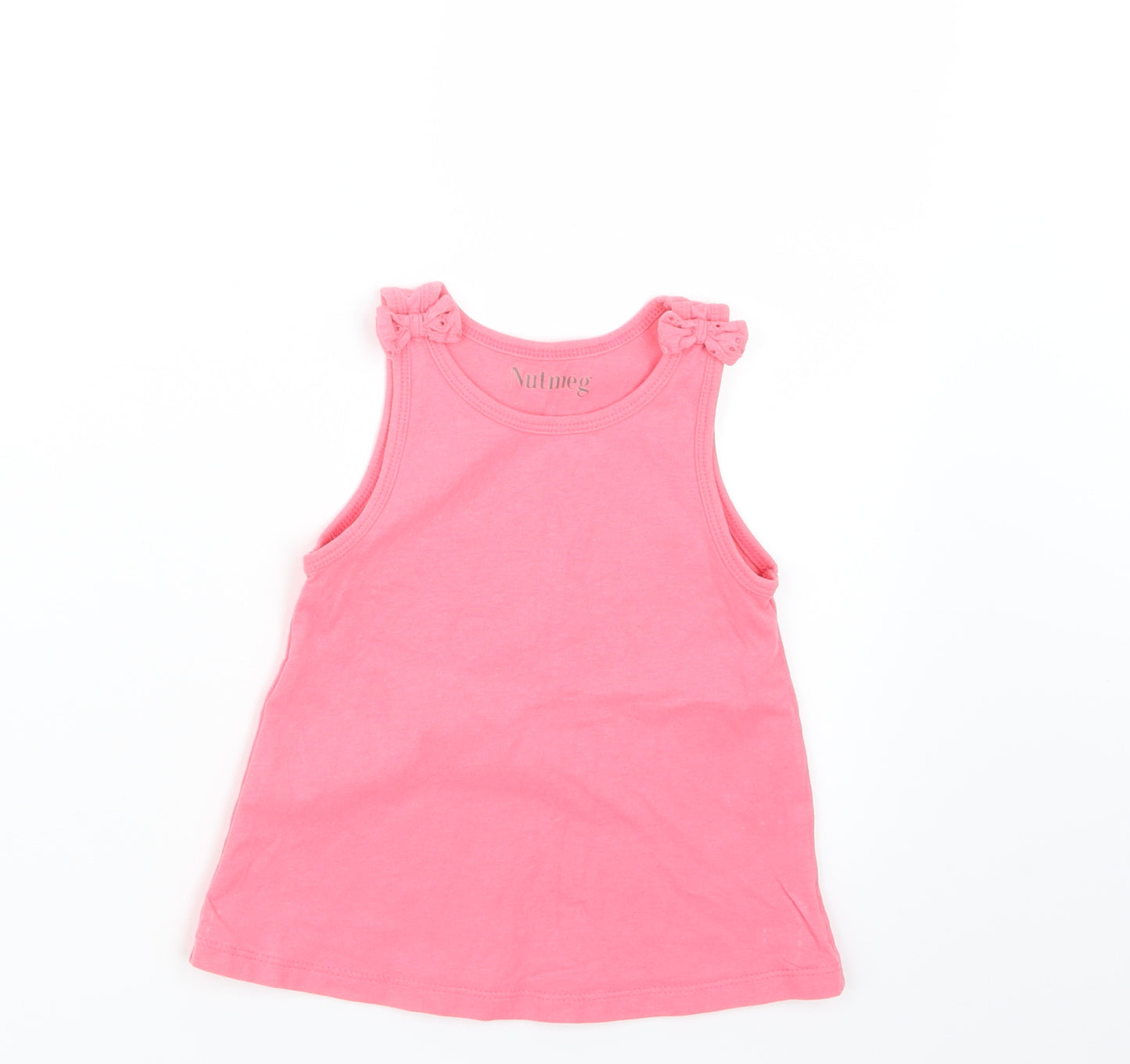 Nutmeg Girls Pink   Basic T-Shirt Size 2-3 Years
