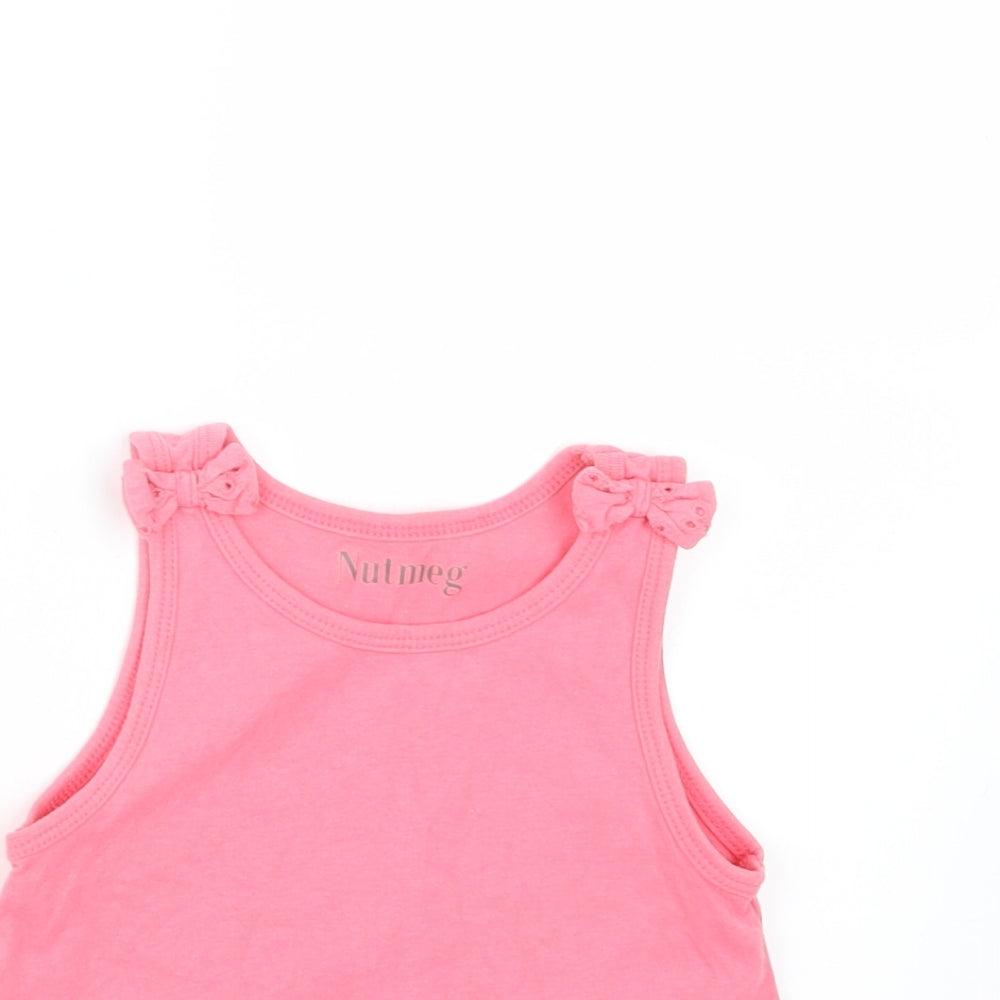 Nutmeg Girls Pink   Basic T-Shirt Size 2-3 Years