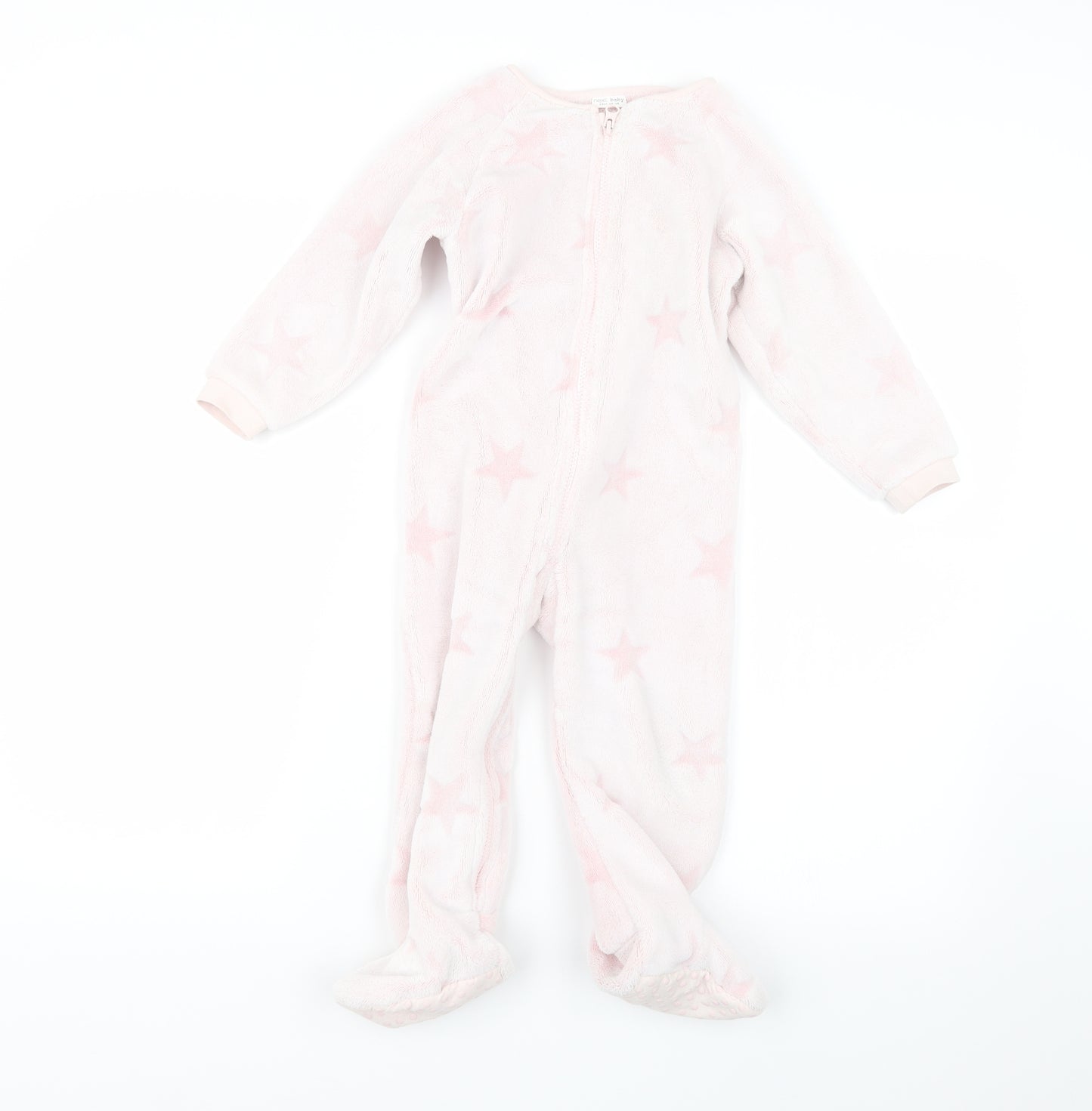 NEXT Girls Pink Geometric  Top One Piece Size 2-3 Years