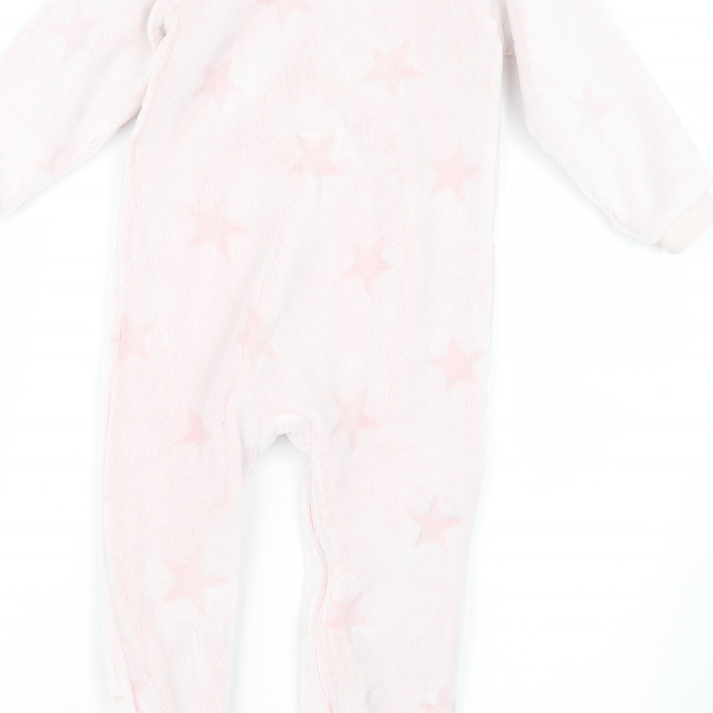NEXT Girls Pink Geometric  Top One Piece Size 2-3 Years