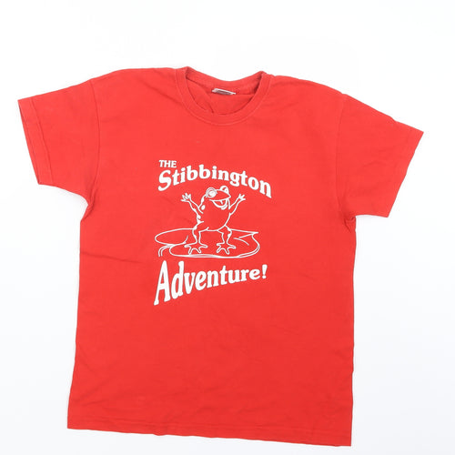 Fruit of the Loom Boys Red   Basic T-Shirt Size 10 Years