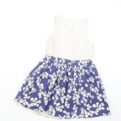 F&F Girls Blue   A-Line  Size 6-7 Years