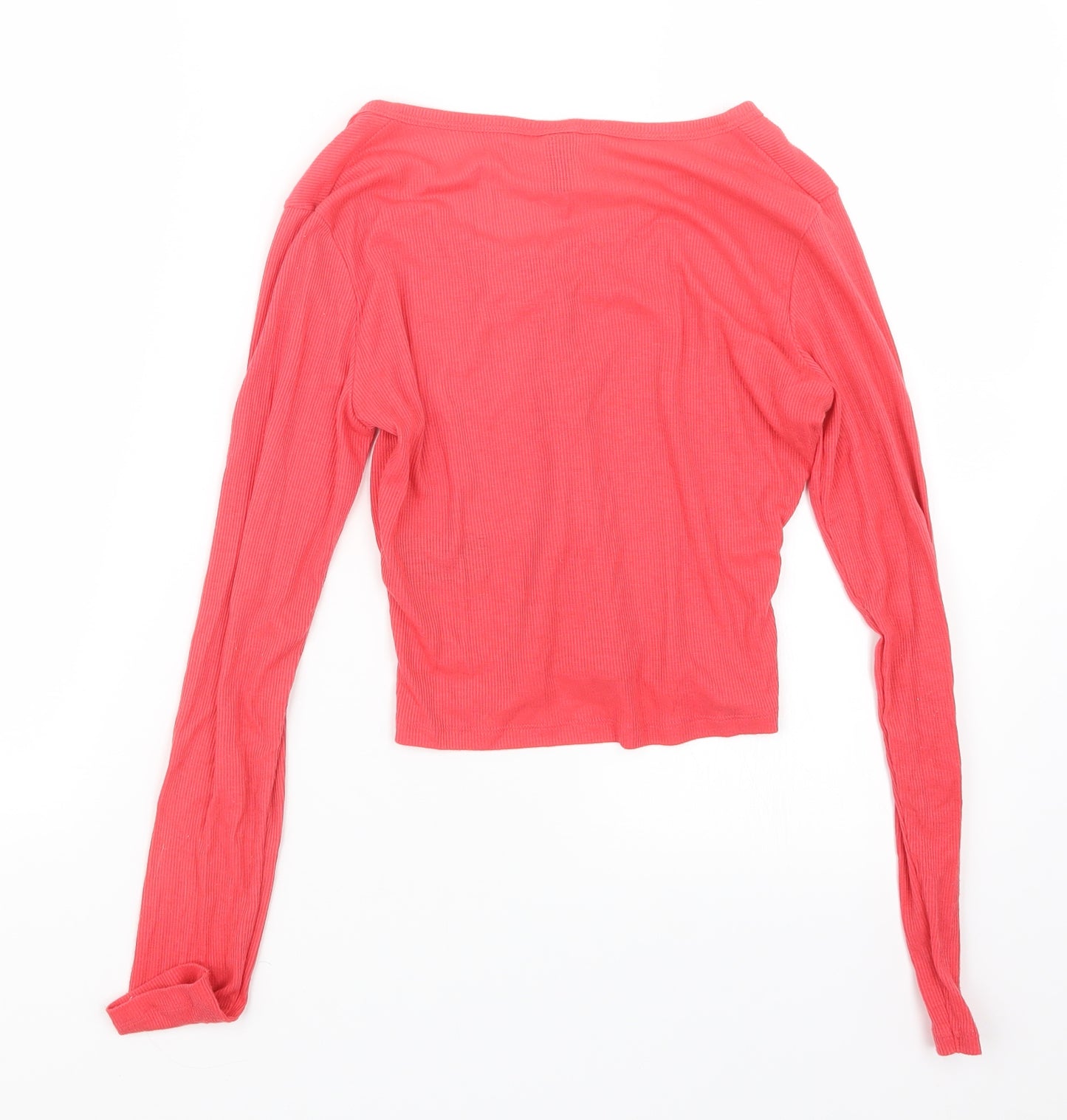 Divided by H&M Womens Pink   Basic Button-Up Size S