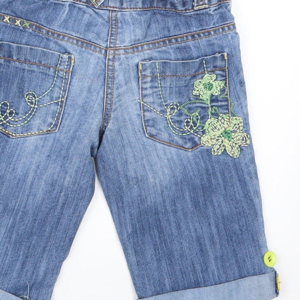 NEXT Girls Blue  Denim Cropped Jeans Size 6 Years
