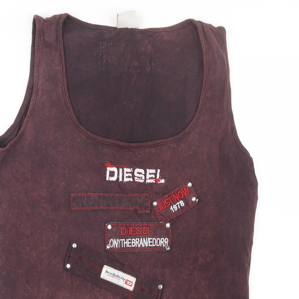 Diesel Womens Purple   Basic Tank Size XL