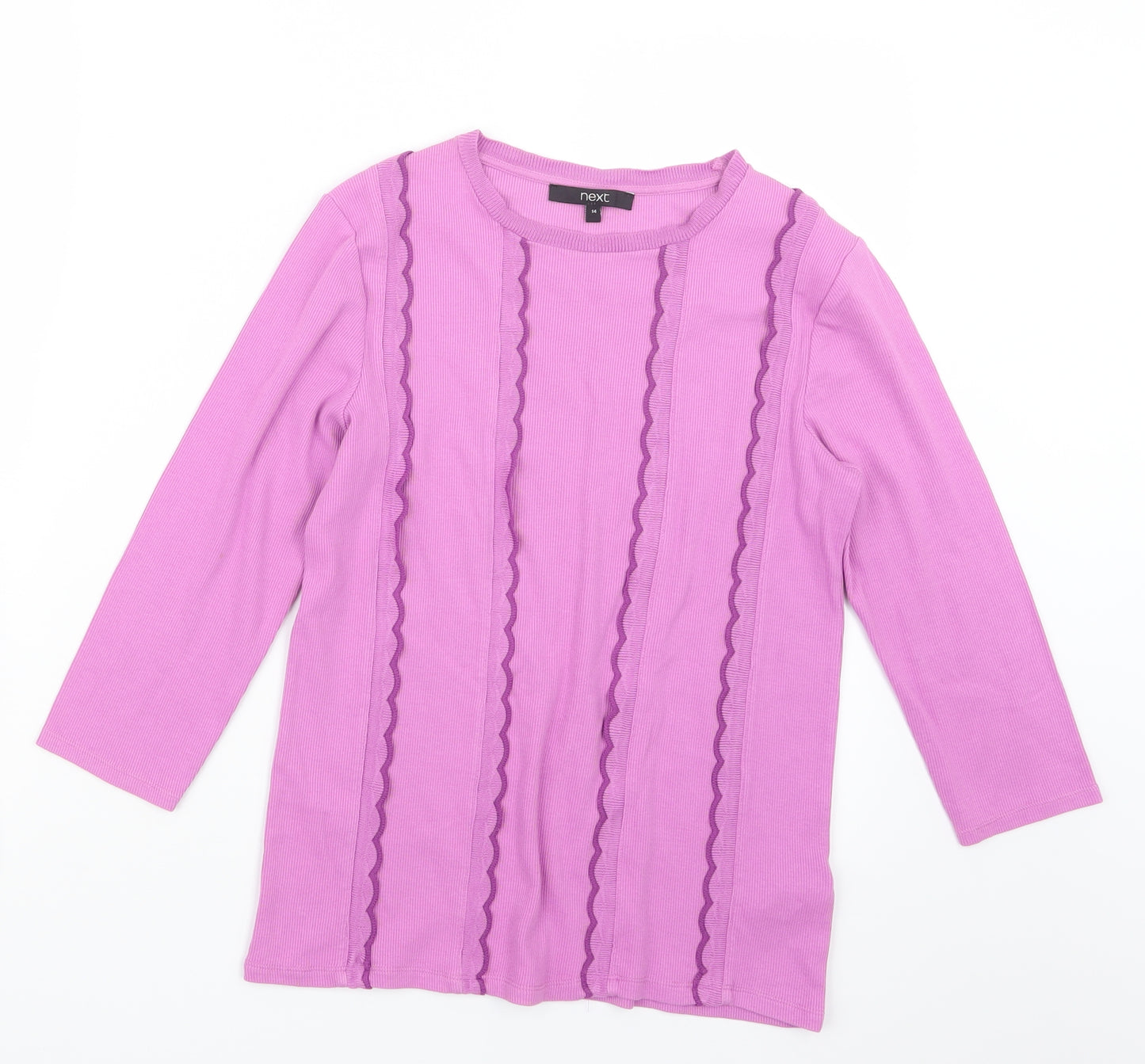 NEXT Womens Purple  Knit Pullover Jumper Size 14