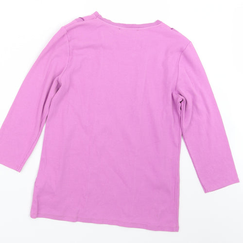 NEXT Womens Purple  Knit Pullover Jumper Size 14