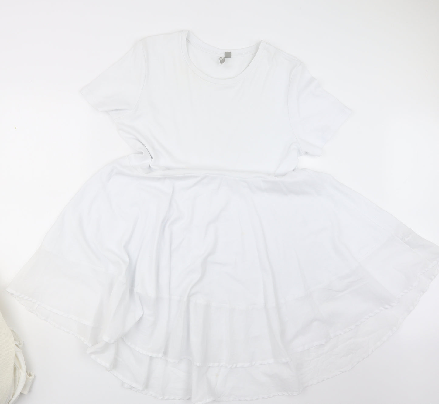 ASOS Womens White   T-Shirt Dress  Size 16