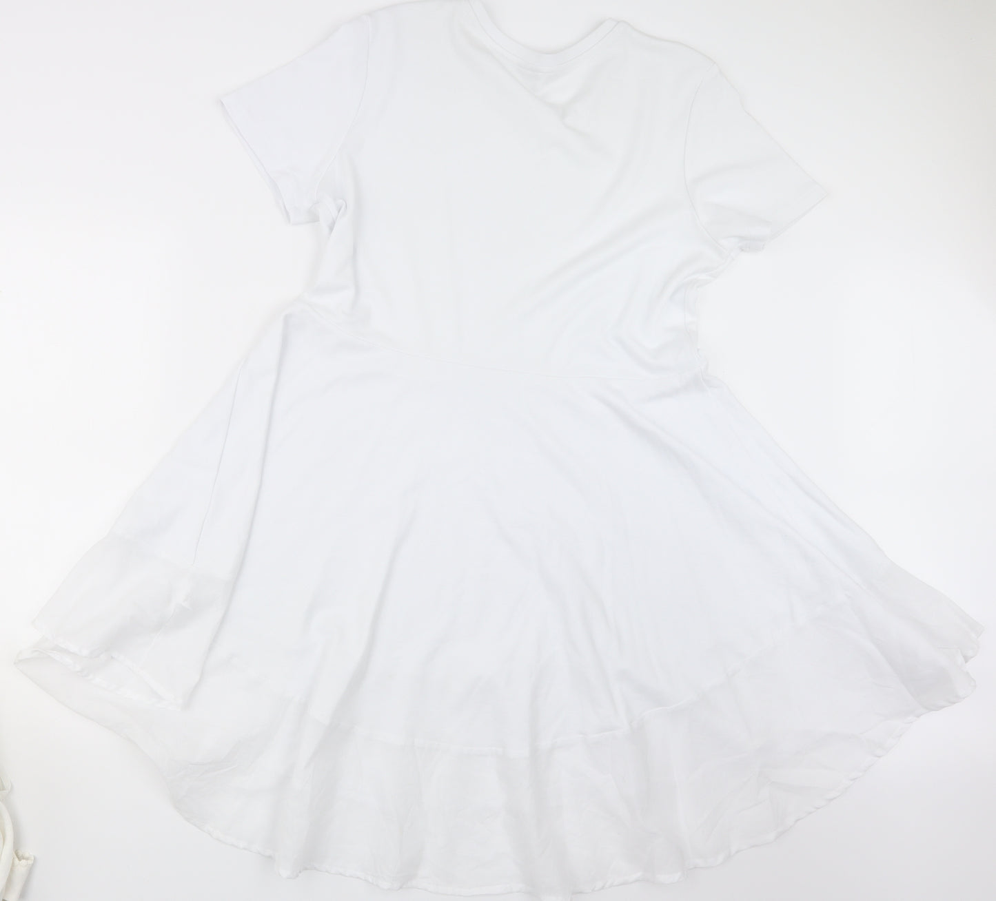 ASOS Womens White   T-Shirt Dress  Size 16