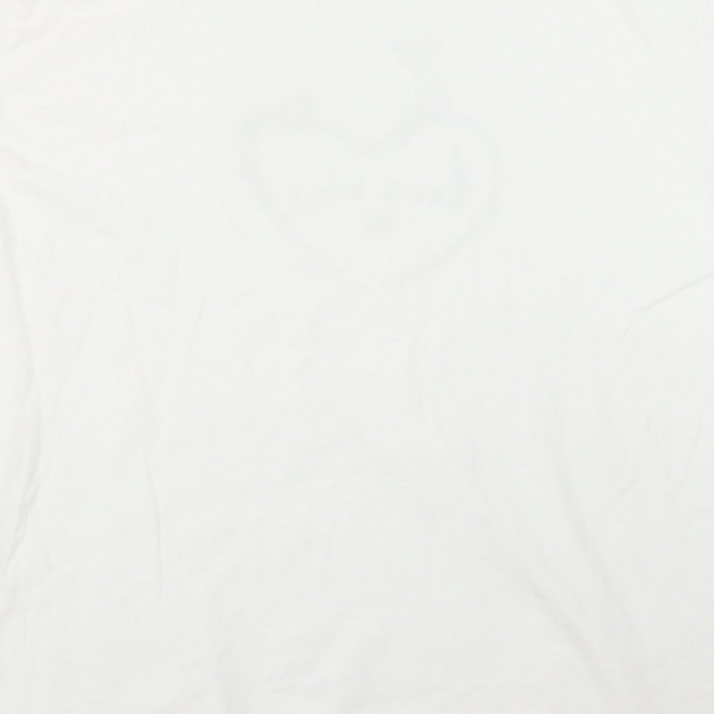 Comic Relief Mens White    T-Shirt Size XL