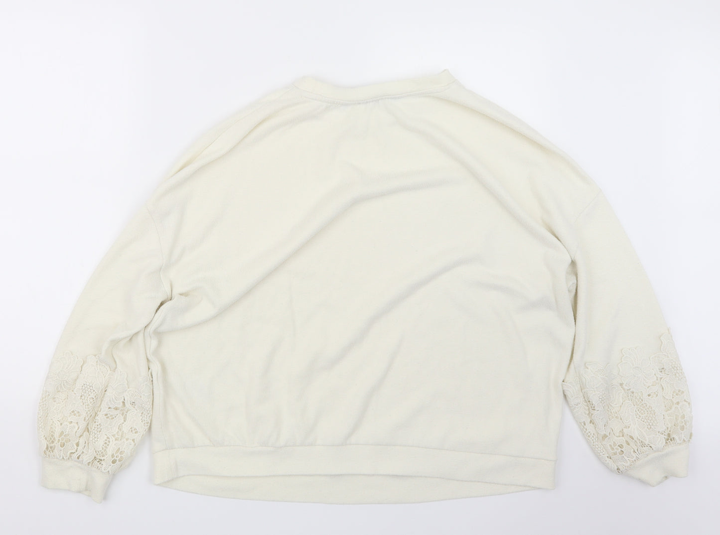 Dorothy Perkins Womens Ivory   Pullover Jumper Size 18